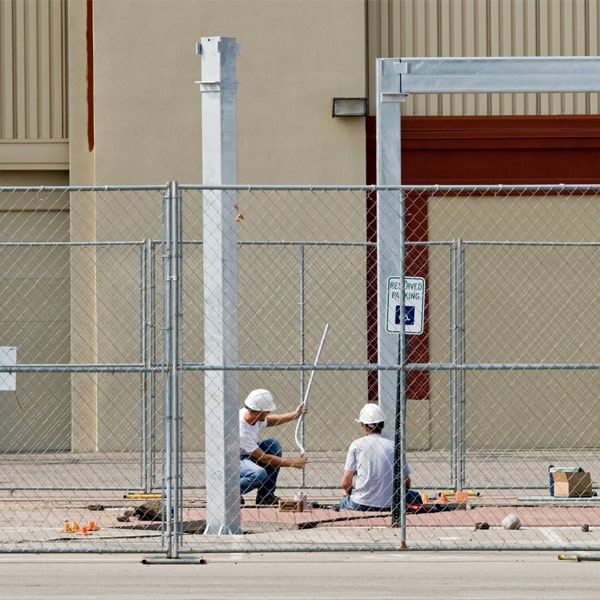 how much time can i rent the temporary fence for my building site or event in Petersburg Virginia